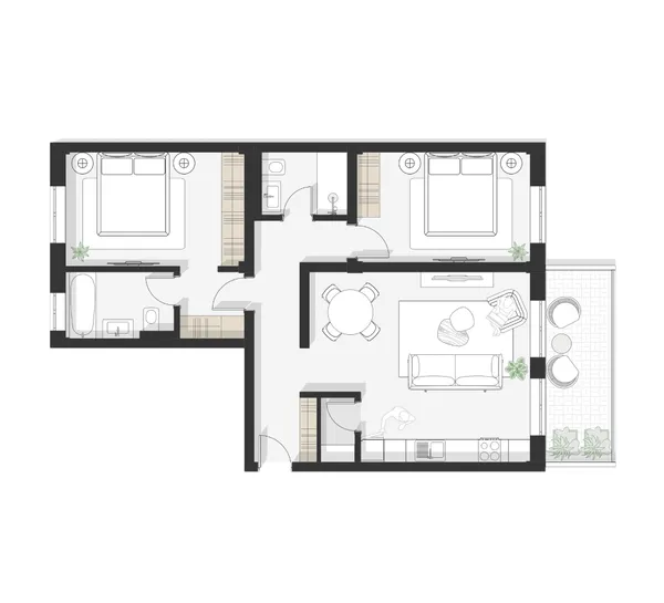 Plan 3 CAMERE
